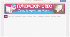 Desktop Screenshot of fundacioncreo.org